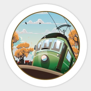 Tram Logo Sticker